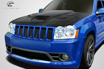 Carbon Fiber Viper Hood 05-10 0eep Grand Cherokee - Click Image to Close